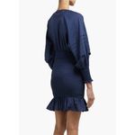 New Rhode NWT 100% Cotton Navy Smocked Anya Mini Dress Size Small Blue Photo 1