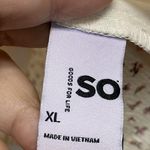 SO  Junior Size XL Milkmaid Peasant Lace Floral Ditsy Top Blouse Cap Sleeve Photo 7