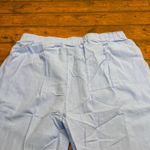 Light Blue Pajama Lounge Pants Elastic Waist Drawstring Pockets XL Photo 3