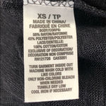 Aeropostale Semi Sheer Crochet Lace Cropped Blouse Black XS Y2K Photo 8