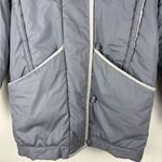 Sasson Collection Vintage Women's M Light Blue Gray Puffer‎ Coat Toggle Buttons Size M Photo 1