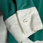Brooks Brothers  NEW!! Women’s Green Long Sleeve Polo Shirt Size Large Photo 4