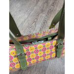 Cole Haan  Hand Bag Pink Yellow Green NEW Vintage 2000s Purse Floral Flower Photo 4