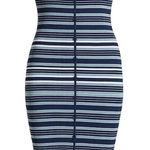 Design History NEW NWT Striped Rib-Knit Tank Dress Blue size Medium Photo 0