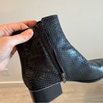 Donald Pliner  Azia Women's Black Snake Embossed Leather Booties Size 8M Photo 8