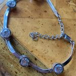 Swarovski Crystal Sterling Silver Bracelet Photo 2