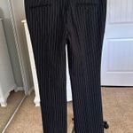 Star City  Black pinstripe straight leg trousers with a subtle pleat Photo 3