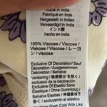 J.Crew  Cream and Lavender Pattern Lilac  Smock Midi Dress Photo 8