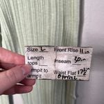 Free People Beach Ribbed Knit Bootcut Pants Slit Side Detail Large Photo 9