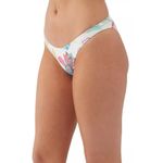 O'Neill Juniors Villa Floral Rockley Medium-Coverage Bikini Bottom White XL Photo 1
