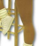 #4 New/Customer Return HOOTERS Girl PEAVEY XL Length SCRUNCHIE SOCKS Orange O/S Photo 8