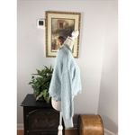 Rue 21 Women’s Cropped Knit Sweater in Size XS Teal Long Sleeve V-neck Pullover Photo 5