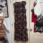 J.Crew 💖  Black Floral Tiered Midi Dress Photo 2