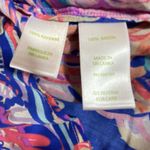 Lilly Pulitzer Womens XS Top Bright Drop Me a Lime Snaps Paisley Summer Beachy Photo 4