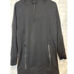 Athleta  Victory Oversized Sweatshirt Dress, BLACK SIZE XS  Extra Small Photo 2