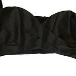 Lovers + Friends New  Savannah Cropped Top Black Puff Connected Sleeve‎ Size L Photo 1