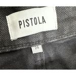 Pistola NWT Keaton Button Fly High-Waisted Slim Straight Jeans Women's Black 24 Photo 7