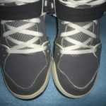 Jordan AIR high top cool gray flights lace up safety straps vintage EUC size 6 Photo 4