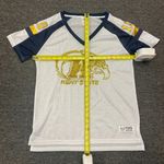 Victoria's Secret NCAA VS Pink Blue Kent State Sequin Bling Mesh Jersey Shirt M Photo 8