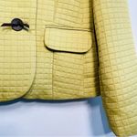 Green Peacoat Blazer Jacket Olive Vintage Quilted by Chapter One Women’s size 6 Photo 4