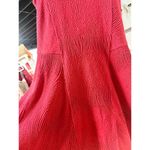Rag and Bone  Geneva Textured Sleeveless Fit & Flare Mini Dress Red Women's Size M Photo 4