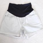 Old Navy  light blue maternity jean shorts Photo 0