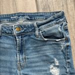 Old Navy Light Blue Distressed Skinny Jeans Photo 2