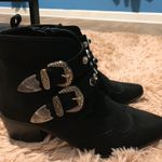 Missguided Black Western Double Strap Boots  Photo 0