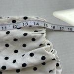 Petal and Pup NWT Tegan ruffle mini skirt polka dots size 12 white black Photo 13
