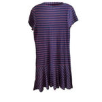 Kensie Women's red and blue Striped Knit Dress Multicolor Short Sleeve Size S Photo 3