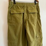 ZARA parachute women’s olive green cargo pants Photo 4