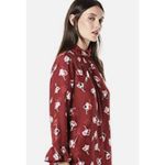 Rebecca Taylor Ikat Paintbrush Ruffle Dress Size 10 New with Tags Photo 1