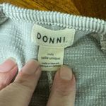 DONNI. ANTHROPOLOGIE Ribbed Open Front Pinstripe Cardigan Lagenlook One Size Size undefined Photo 4