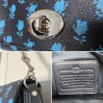 Coach  Mini Ruby Crossbody Bag Badlands Floral Midnight Navy Blue Clutch Wristlet Photo 11