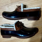 Jessica Carlyle Women's size 6 Waterpoof Loafer Shoes Slip On Flat Duck Shoes Brown Photo 0