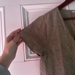 Madewell  Alexandra linen blend button front dress- M Photo 5