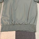 Zenana EUC  smocked band top mint green medium Photo 3
