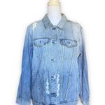 Rails NWT-  x Soul cycle Medium Vintage Denim Jacket W/ Soul Patch- Size Large Photo 2