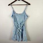 Selfie Leslie  Dress XL‎ Blue Lace Fit & Flare Mini Ruffle Hem Party Romantic Y2K Photo 2