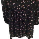 Jill Stuart Jill  black floral ruffed boho dress Photo 7