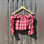 Bardot
Off-the-Shoulder Plaid Cropped Top NWT Photo 10