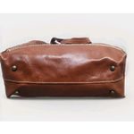 Patricia Nash  Toscano Tooled Brown Leather Tote Shoulder Bag Purse Photo 5