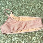 One Shoulder Pink Shimmer Bikini Top Photo 3
