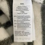 Madewell  Sweater Women M Gray Stripe Wrap Bodice Cozy Warm Contemporary Gorpcore Photo 6