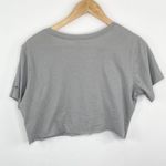 Columbia Grey Graphic Short Sleeve Crop Top Size Large Photo 5