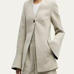 CO Clay Gray Collarless Flare Cuff V Photo 0