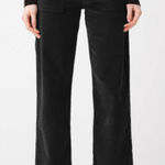 Prairie Underground Black Velvet Wide Leg Pants Women's Size M Size M Photo 0