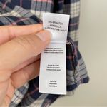 Rails Angelica Almond Pink Navy Plaid Soft Flannel Button Down Shirt Size Medium Photo 8