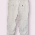 Chico's Chico’s 100% Linen Cropped Pant in Off White - size 1.5 (med/10) Photo 1