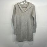 SO  Knit Sweater Dress Long sleeve with hood a line super soft and cozy Small Photo 1